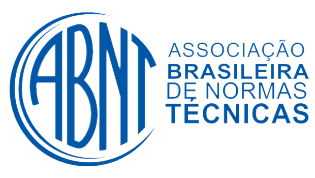 Logotipo da ABNT e o nome por extenso do lado direito